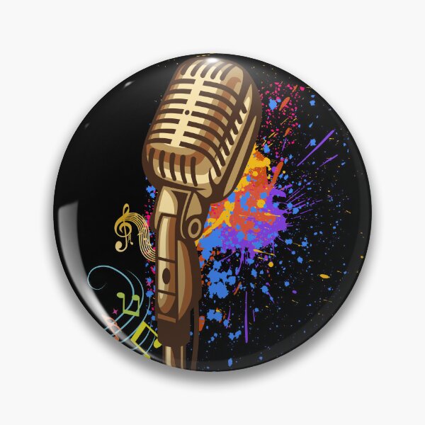 Item preview, retro style (Microphone) music designed and sold by supriyo-art.