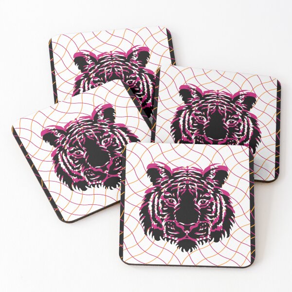 Item preview, Pink Florescent Tiger designed and sold by ASHBooksnThings.