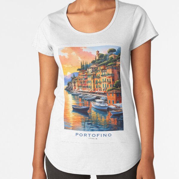 Item preview, Copy of PORTOFINO : Italy : "Captivating Colors: Portofino's Palette of Mediterranean Bliss" designed and sold by sirtonine.