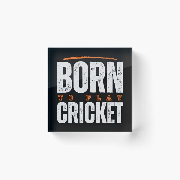 Item preview, Born to play Cricket designed and sold by TheGreenGoat.