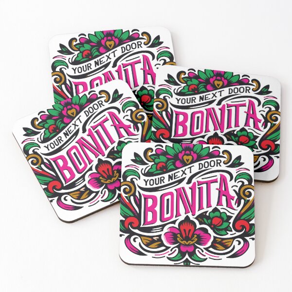 Item preview, Your Next Door Bonita Mexican Badge designed and sold by Edgar Ramirez.