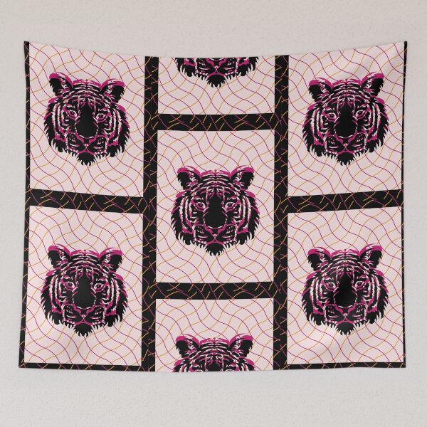 Item preview, Pink Florescent Tiger designed and sold by ASHBooksnThings.