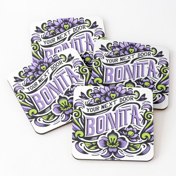 Item preview, Purple and Green Your Next Door Bonita Badge designed and sold by Edgar Ramirez.