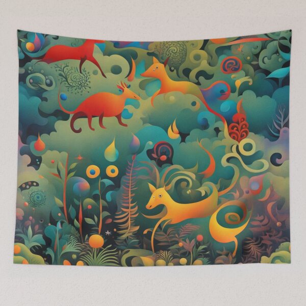 Item preview, Cosmic Creaturescape : The Enigmatic Eden  designed and sold by Owl-o-the-wisp.