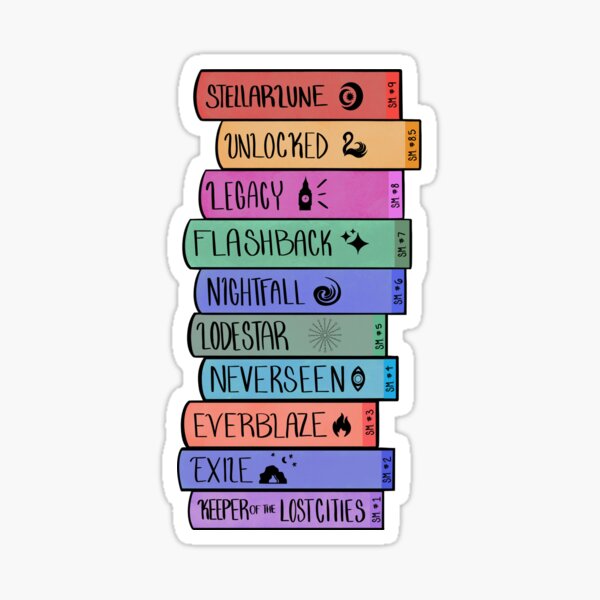 Item preview, Keeper Of The Lost Cities Book Stack  designed and sold by Macey Merdinian.