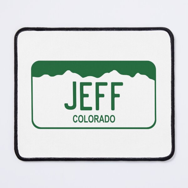 Item preview, Colorado License Plate - Jeff designed and sold by rracheell.