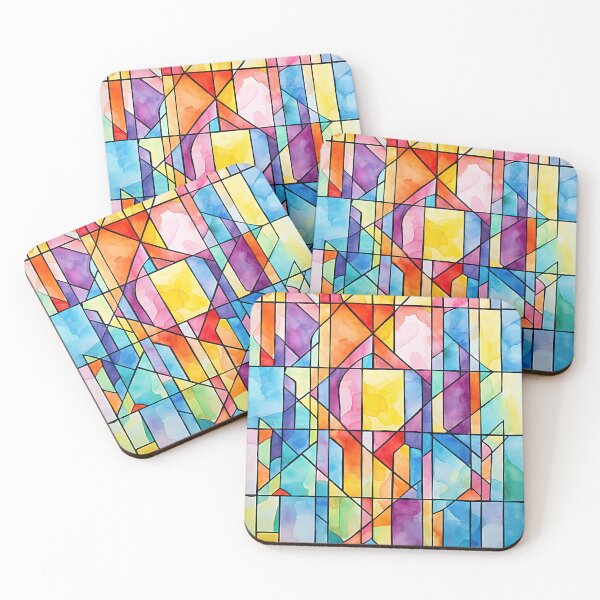 Item preview, Abstract Stained Glass Effect 3 designed and sold by Made-by-Gus.