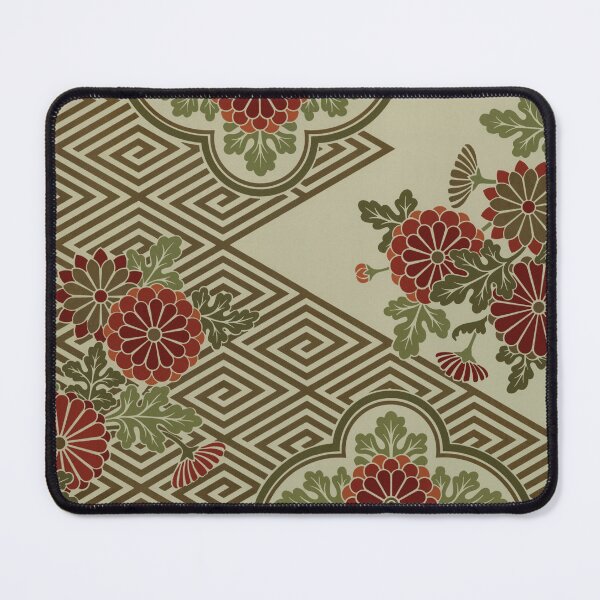 Item preview, Audsley's Aesthetic: Vintage Brown and Maroon Floral Delights designed and sold by EmeraldeaArt.