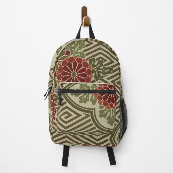 Item preview, Audsley's Aesthetic: Vintage Brown and Maroon Floral Delights designed and sold by EmeraldeaArt.