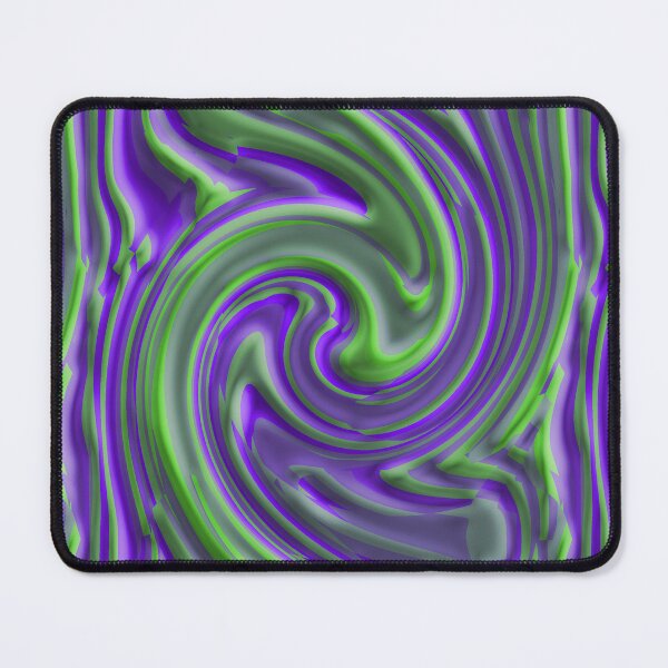 Item preview, 3D Swirled Rubbery Green and Violet Stripe Pattern designed and sold by TheRulerofEarth.