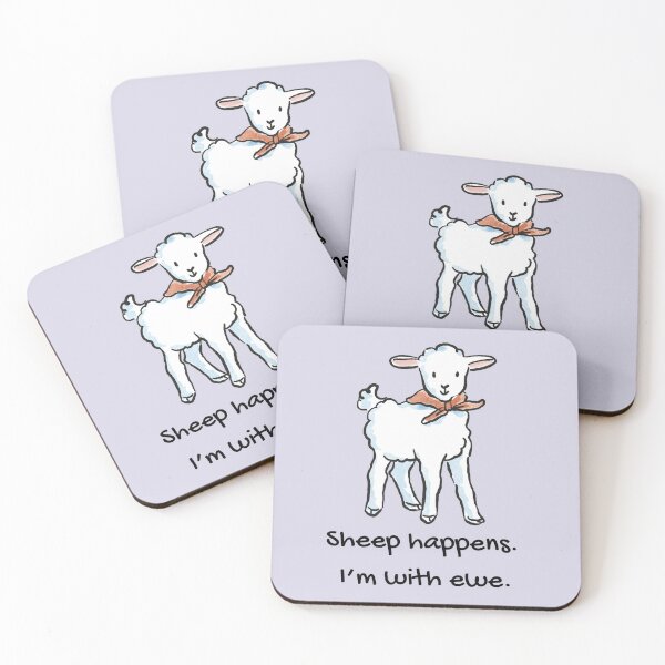 Item preview, Sheep Happens Im With Ewe: Cute Lamb Easter Greeting designed and sold by Rebel-Design.