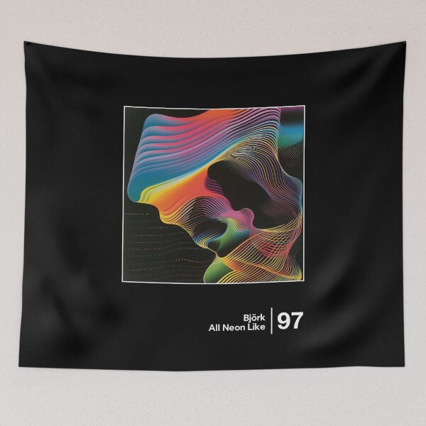 Item preview, All Neon Like - Minimal Style Graphic Artwork  designed and sold by Saudade--.