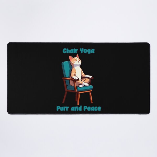 Item preview, Chair Yoga Cat Pose designed and sold by Irbisinthebox.