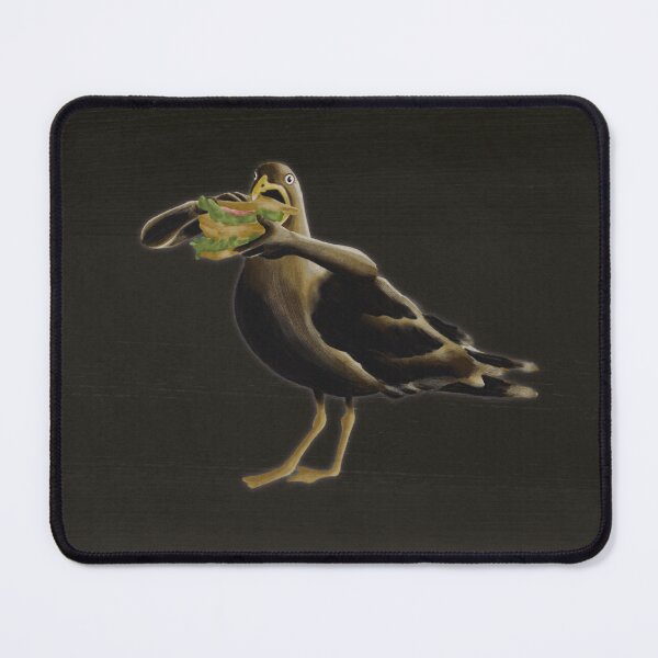 Item preview, Seagull devouring its sandwich designed and sold by Captain Chromatic.