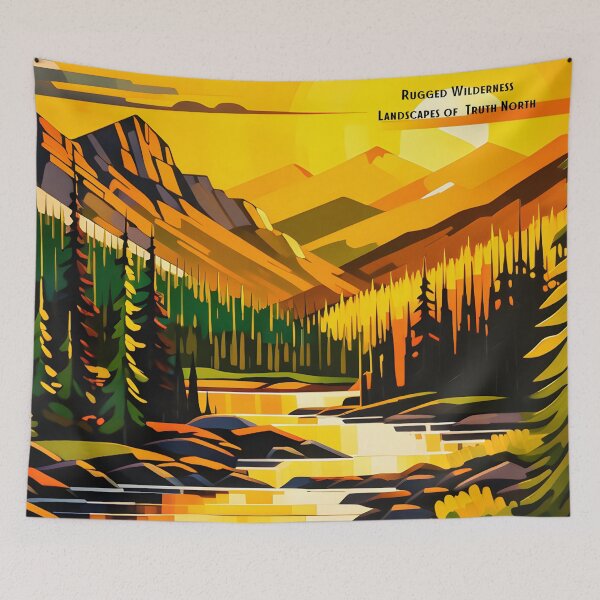 Item preview, A Rendering of the Rugged Canadian Landscapes  designed and sold by AspirationalArt.