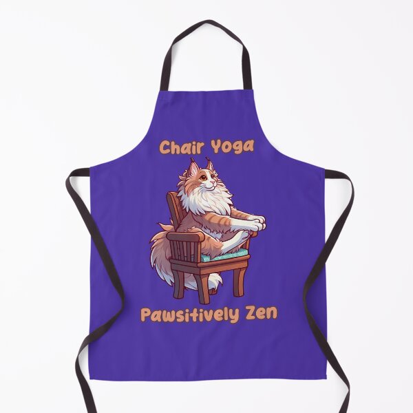 Item preview, Chair Yoga Cat Pose designed and sold by Irbisinthebox.