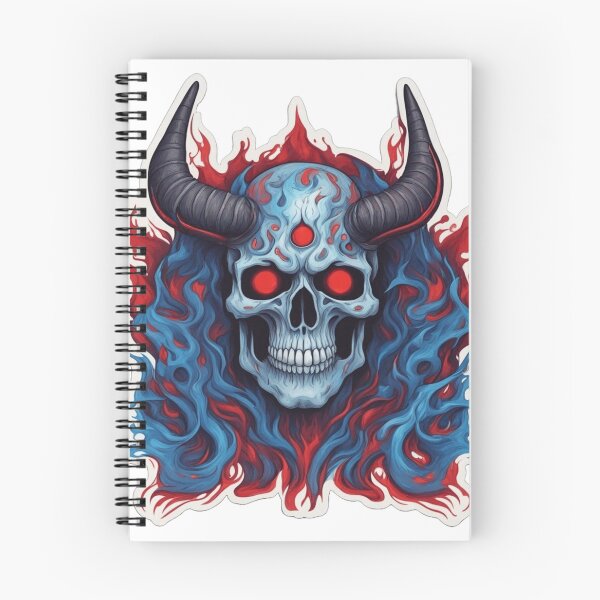 Item preview, Triadic Inferno: Horned Skull designed and sold by MrDarkRealm.
