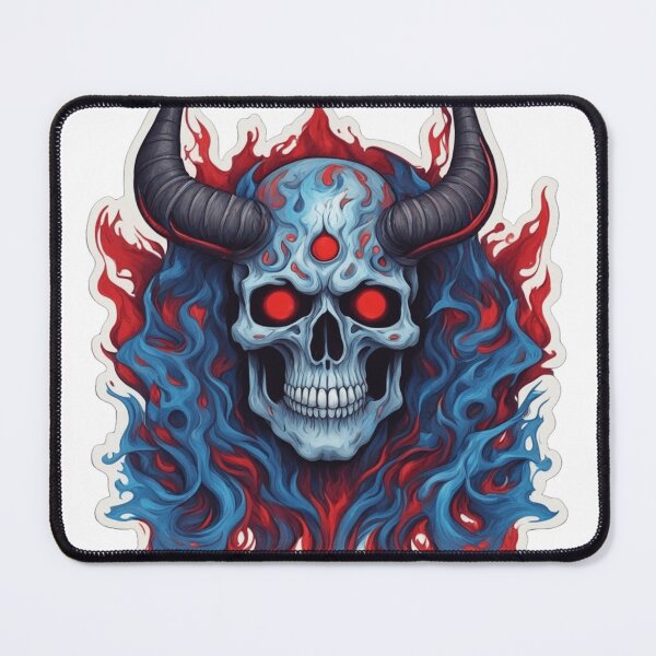 Item preview, Triadic Inferno: Horned Skull designed and sold by MrDarkRealm.