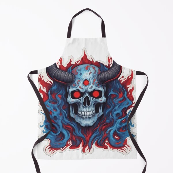 Item preview, Triadic Inferno: Horned Skull designed and sold by MrDarkRealm.