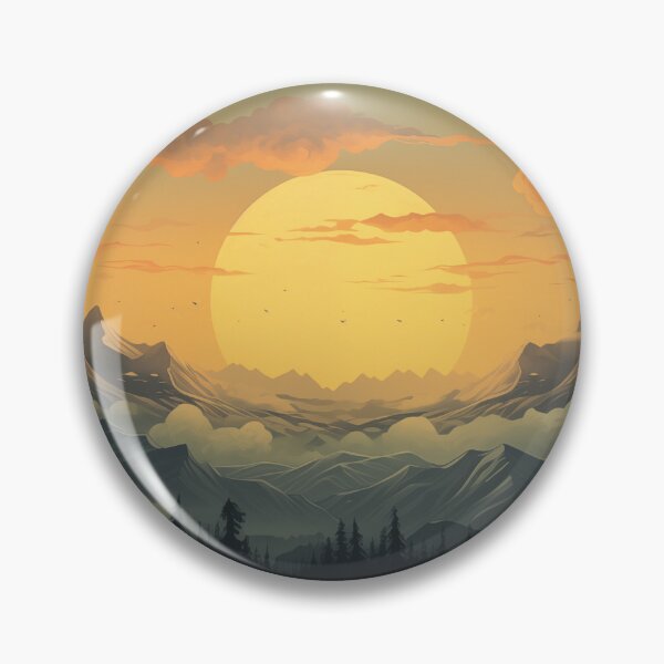 Item preview, Lofi Style Mountain Landscape designed and sold by ericberget.