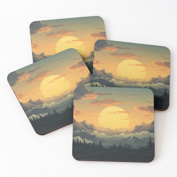 Item preview, Lofi Style Mountain Landscape designed and sold by ericberget.