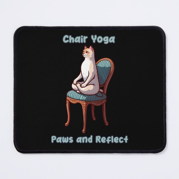 Item preview, Chair Yoga Cat Pose designed and sold by Irbisinthebox.