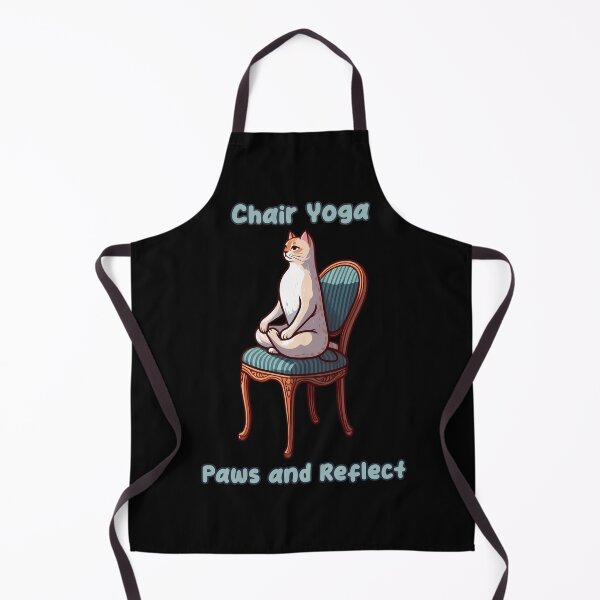 Item preview, Chair Yoga Cat Pose designed and sold by Irbisinthebox.