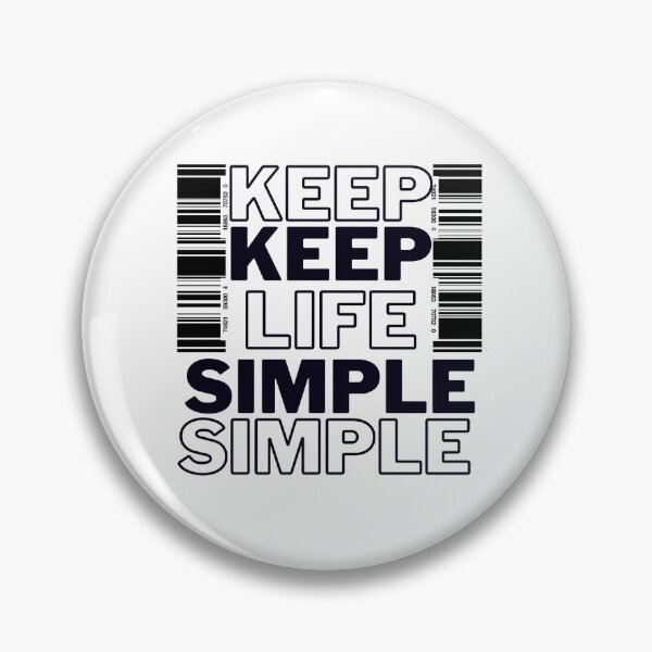 Item preview, Keep Life Simple designed and sold by Zentee-s.