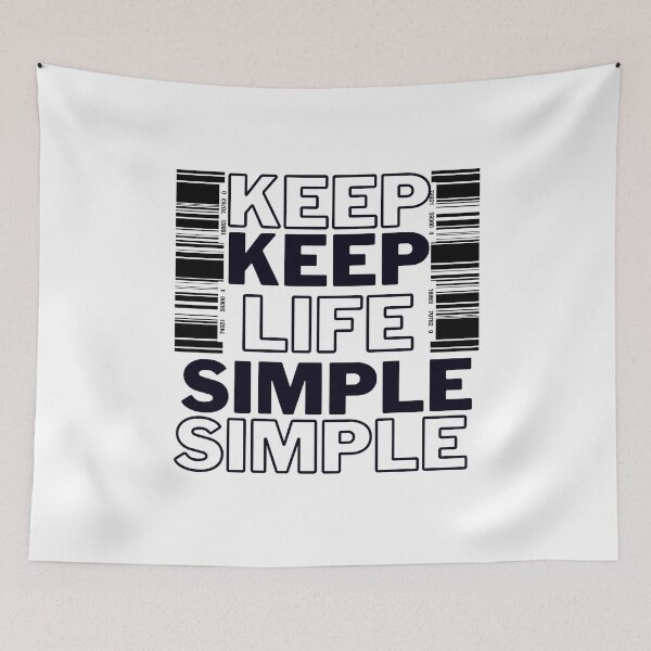 Item preview, Keep Life Simple designed and sold by Zentee-s.