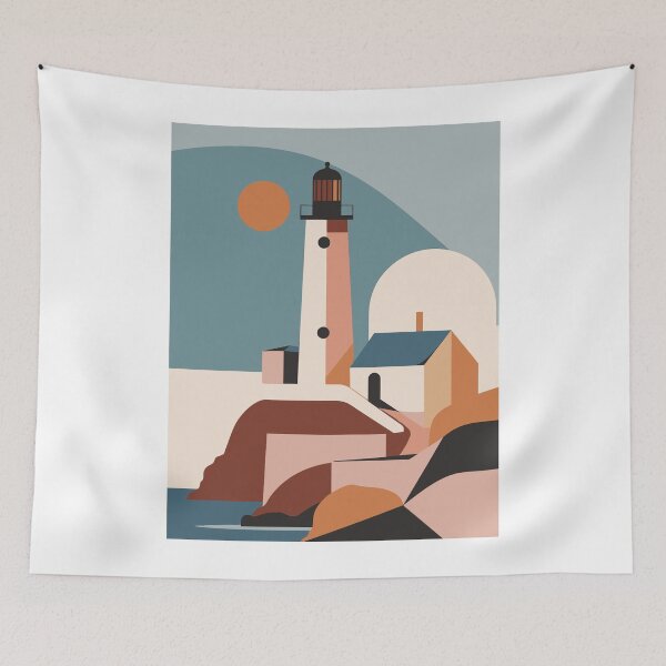 Item preview, Pastel lighthouse designed and sold by GAETIGE.