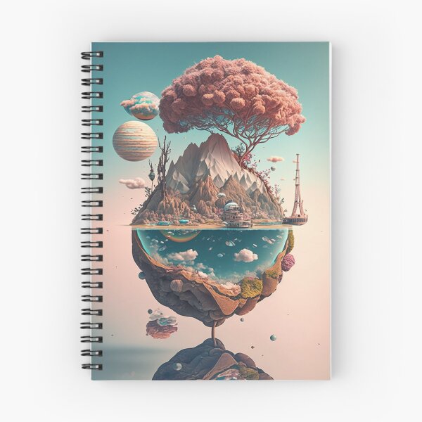 Item preview, Inspired dream sequence featuring floating islands designed and sold by ShopMaxiDesigns.