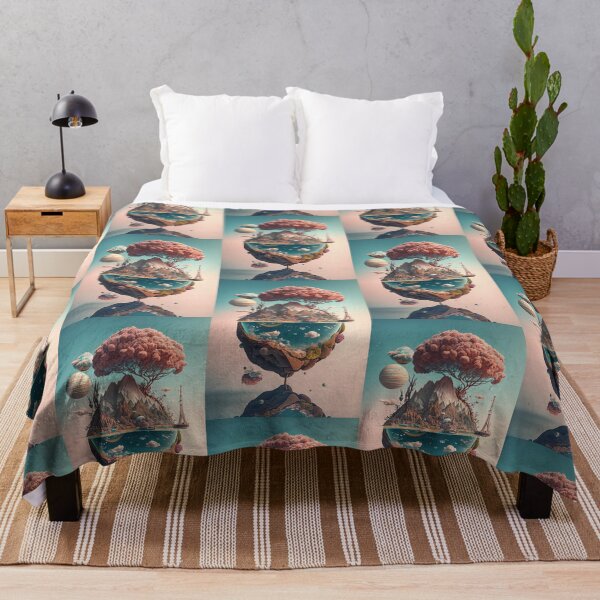 Item preview, Inspired dream sequence featuring floating islands designed and sold by ShopMaxiDesigns.