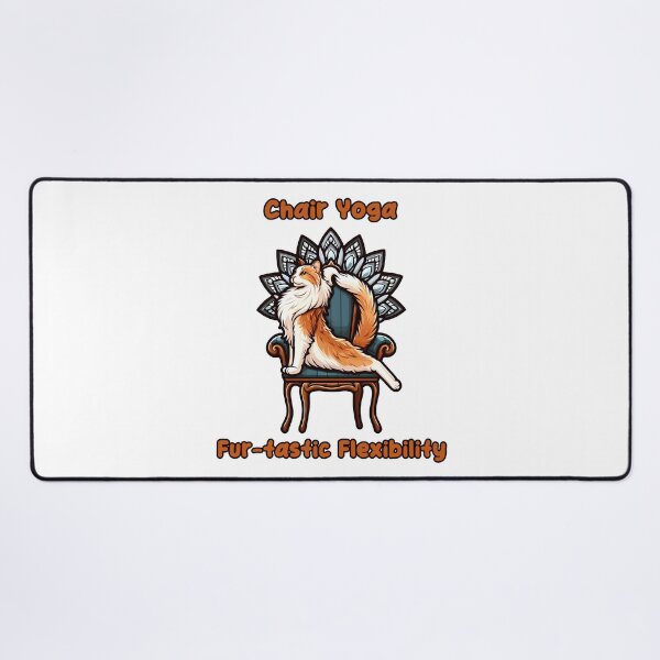 Item preview, Chair Yoga Cat Pose designed and sold by Irbisinthebox.