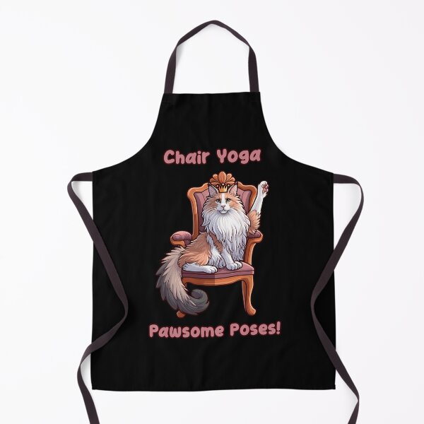 Item preview, Chair Yoga Cat Pose designed and sold by Irbisinthebox.