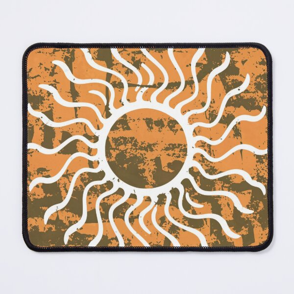 Artikelvorschau, Sonne auf Grunge-Orange-Weiß entworfen und verkauft von Lelijo.