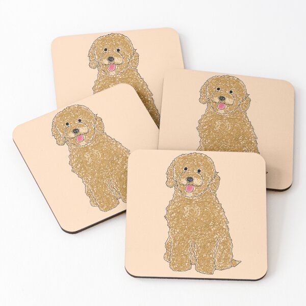 Item preview, Scribble Dog Golden Doodle designed and sold by KMH-Artwork.