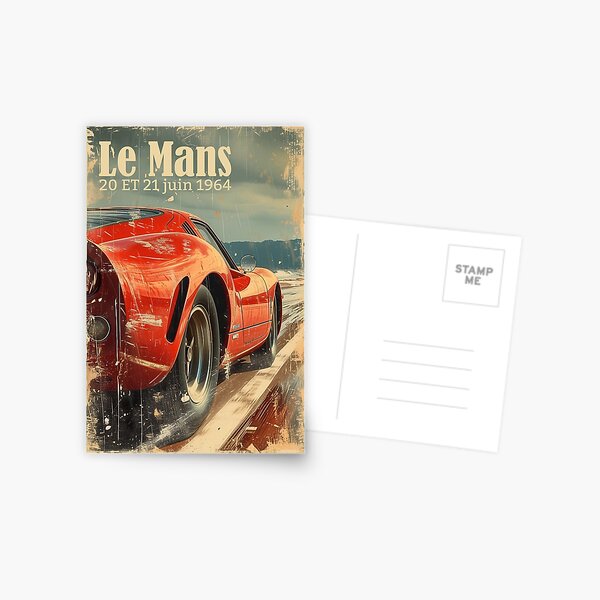 Item preview, Le Mans vintage poster designed and sold by Gaviani Desing Studio.