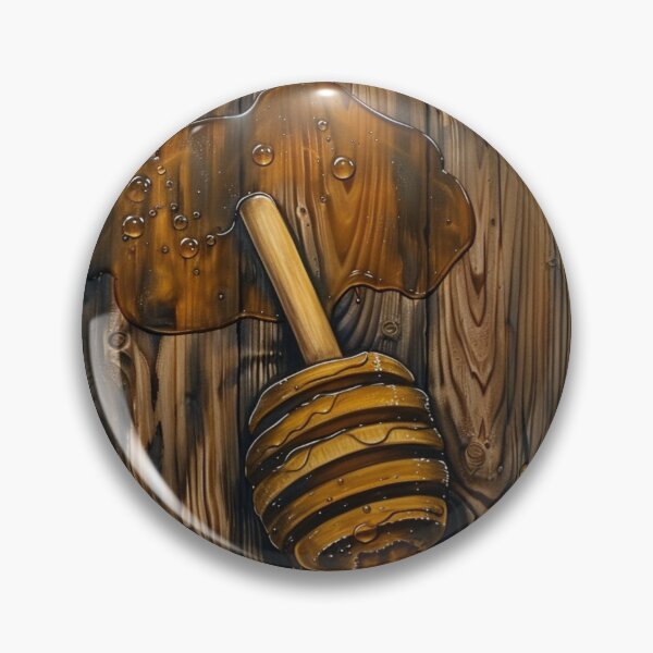 Item preview, Wood Honey Spoon Patern designed and sold by GrinGalore.