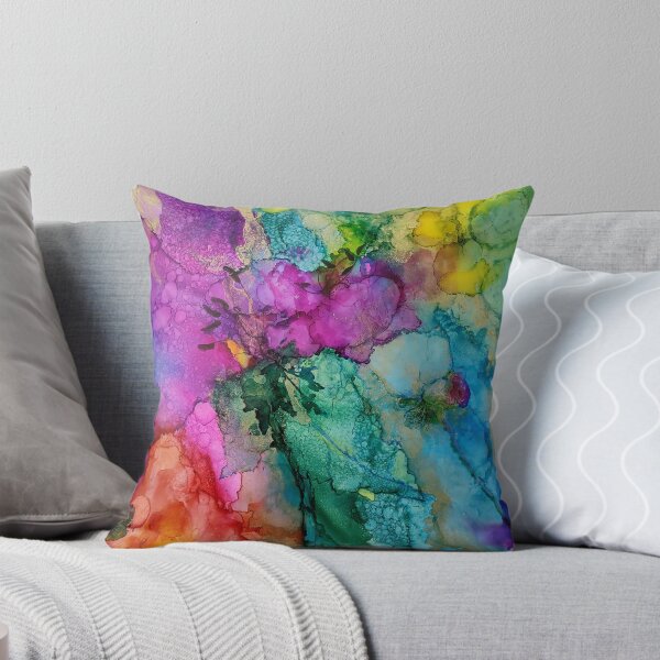 Item preview, Flower Cascade - Alcohol Ink designed and sold by Brenda-J-Burns.