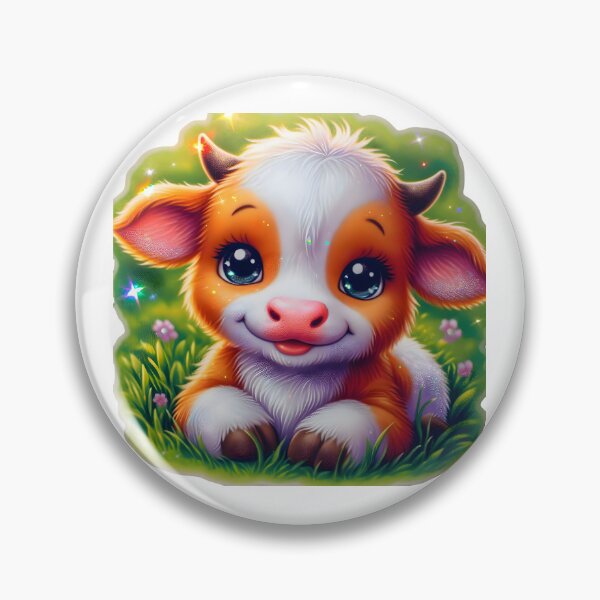 Item preview, Radiant Reverie: The Diamond Dust Cow designed and sold by AI-Only Creations.