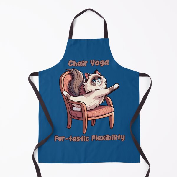 Item preview, Chair Yoga Cat Pose designed and sold by Irbisinthebox.