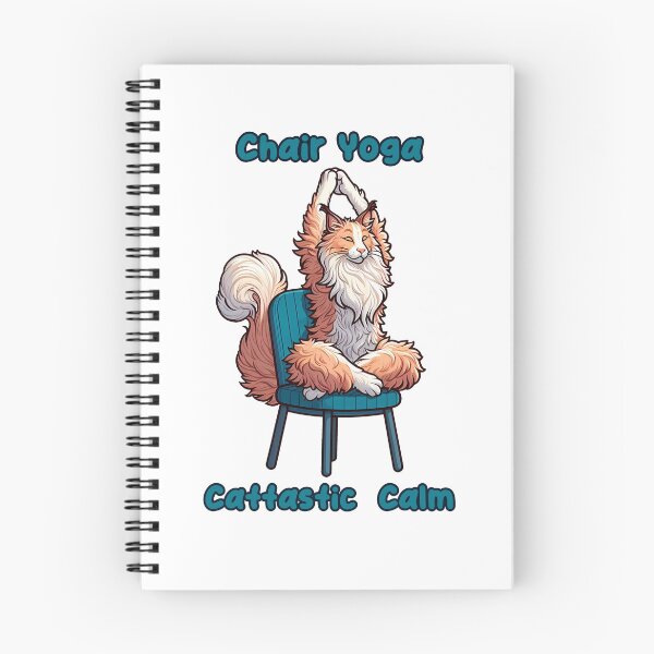 Item preview, Chair Yoga Cat Pose designed and sold by Irbisinthebox.