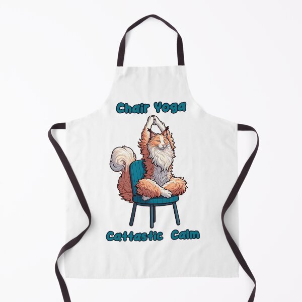 Item preview, Chair Yoga Cat Pose designed and sold by Irbisinthebox.