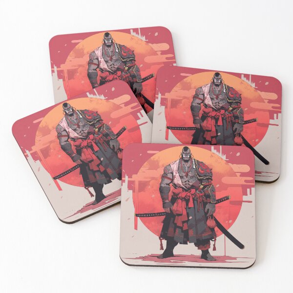 Item preview, Sunset Samurai: The Orcish Dual Blade Master designed and sold by GruumchsGoods.