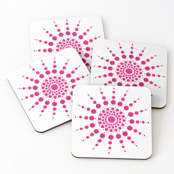 Item preview, Pink Dot Mandala Starburst designed and sold by Cardiff Creative.