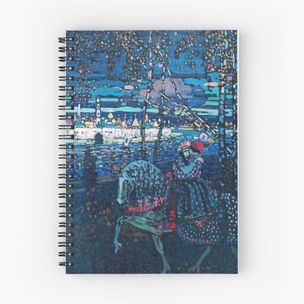 Item preview, Riding couple (1906) by Wassily Kandinsky designed and sold by TheHappyK.