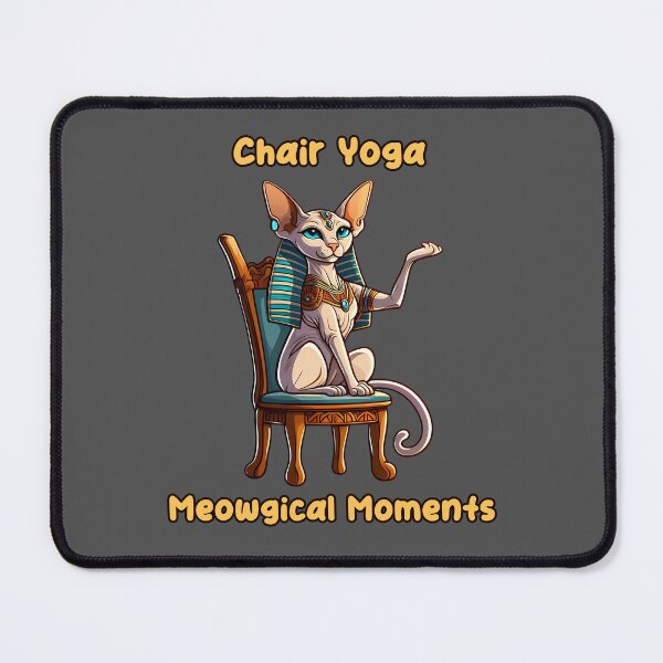 Item preview, Chair Yoga Cat Pose designed and sold by Irbisinthebox.