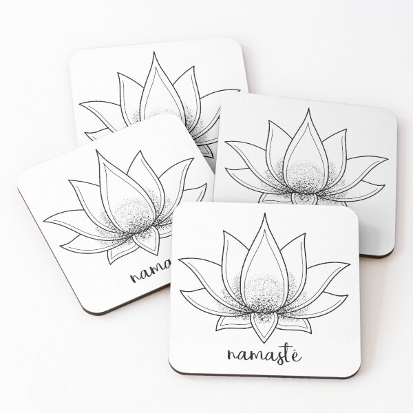 Item preview, Namasté lotus flower, symbol of purity, resilience designed and sold by Audrey Janvier | AJD.