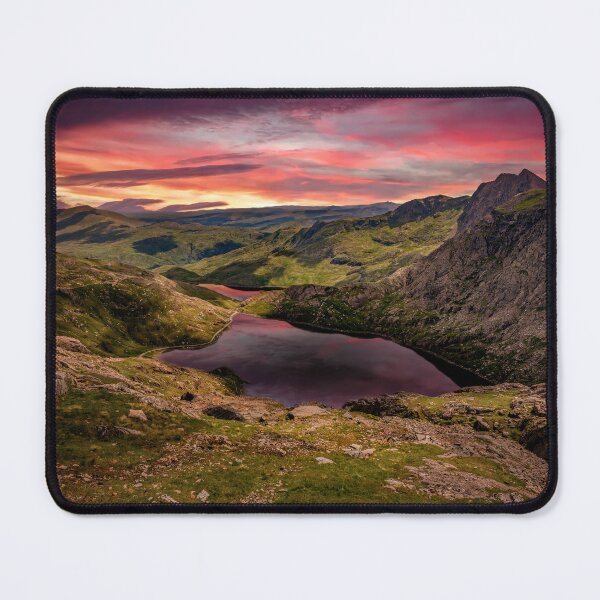 Item preview, Glaslyn Lake Sunset Snowdonia designed and sold by AJEvans.
