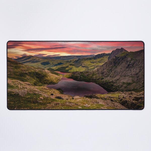 Item preview, Glaslyn Lake Sunset Snowdonia designed and sold by AJEvans.